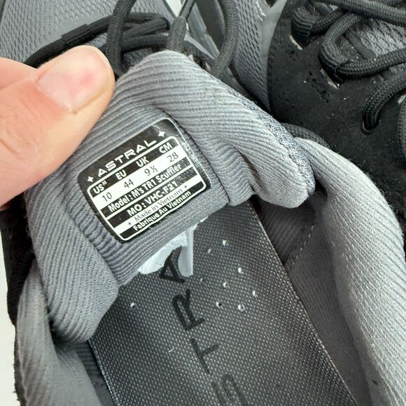 ASTRAL TR1 Scuffler Mens Hiking Outdoor Shoe Athletic Sneaker Black Size 10 - Picture 8 of 8